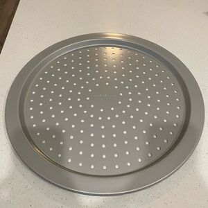 KitchenAid Metallic Gray Perforated Pizza Pan